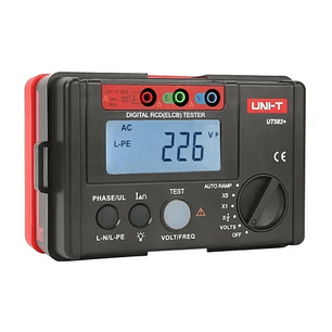Probador de Interruptor de Protección contra Fugas + Certificación - UNI-T UT 582+