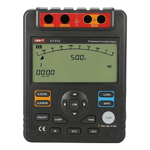 Medidor de Resistencia de Aslación + Certificación - Unit UT512