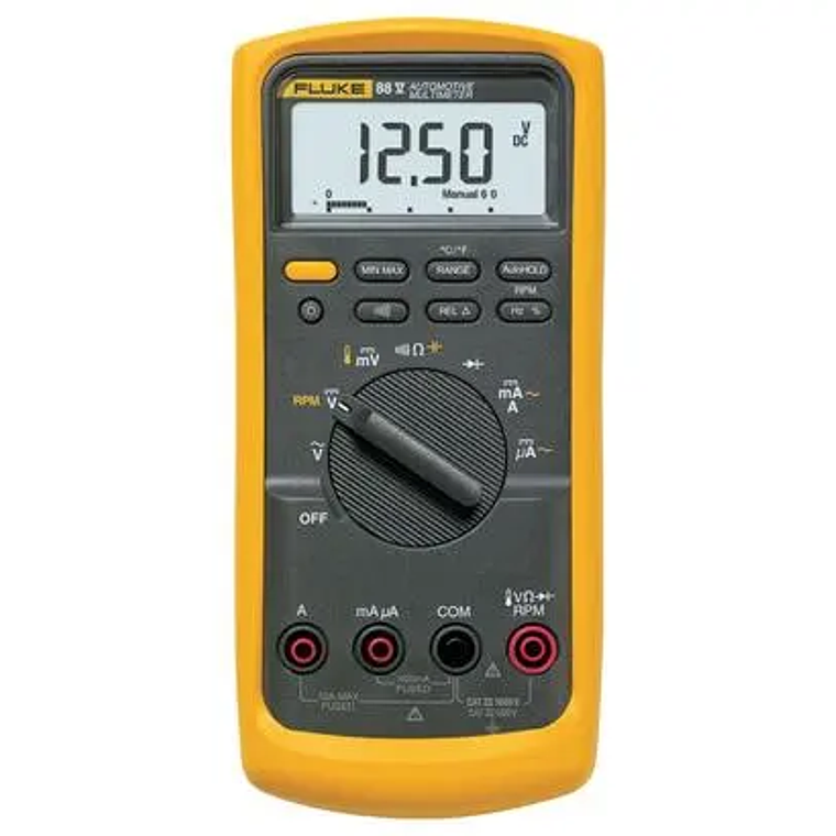 FLUKE 88V MULTÍMETRO DELUXE + CERTIFICACIÓN 1