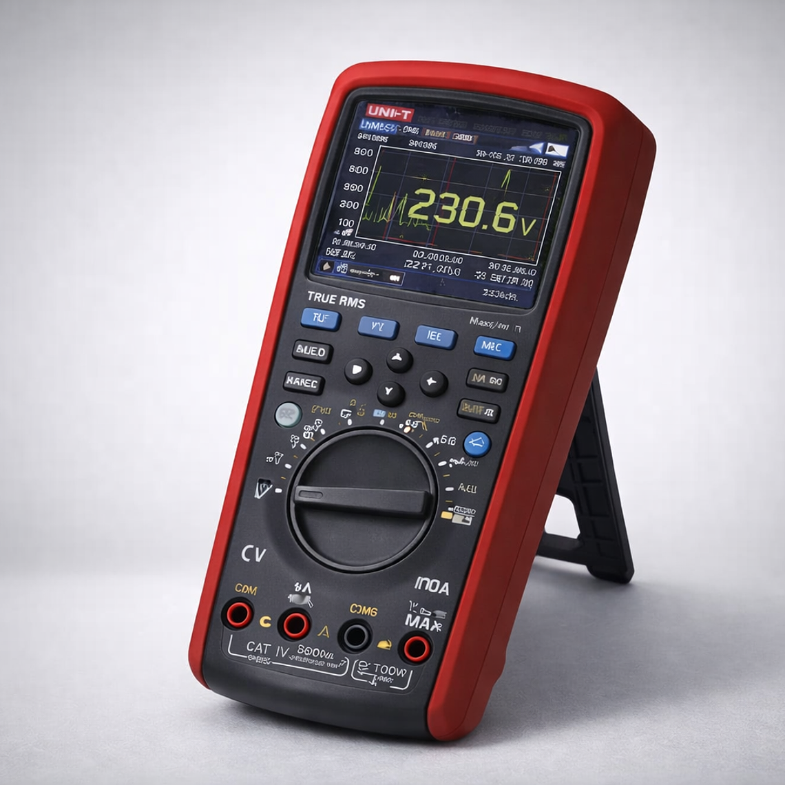 MULTÍMETRO DE REGISTRO DE DATOS RMS UTI81A + CERTIFICACIÓN 2
