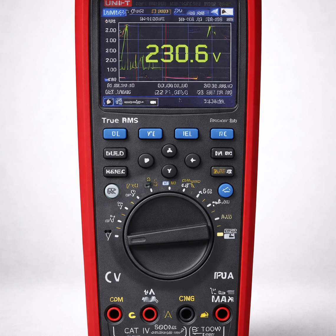 MULTÍMETRO DE REGISTRO DE DATOS RMS UTI81A + CERTIFICACIÓN 1