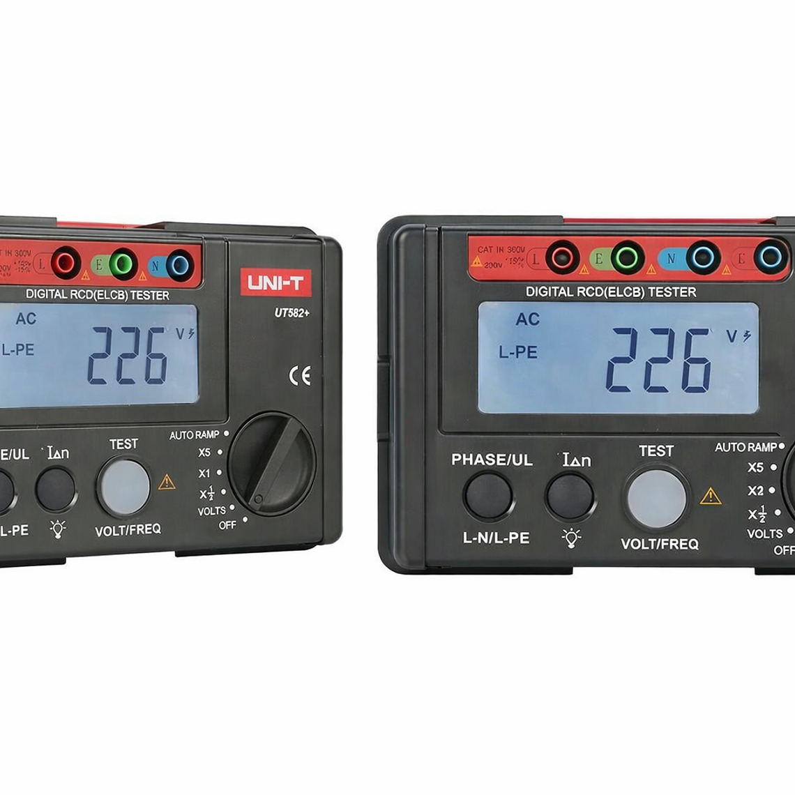 Probador de Interruptor de Protección contra Fugas + Certificación - UNI-T UT 582+ 2