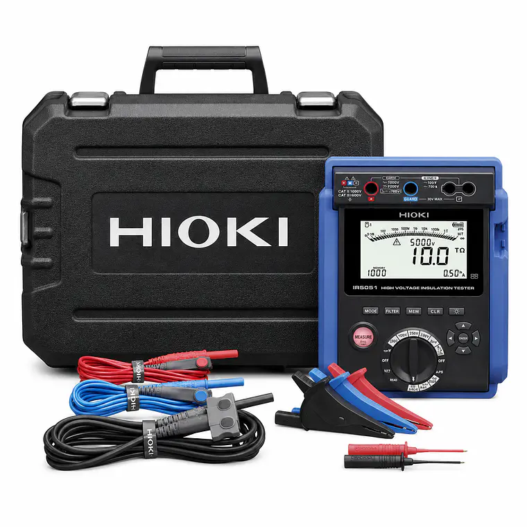 HIOKI IR5051-90 Medidor de Resistencia de Aislamiento + Calibración y Certificación.  1