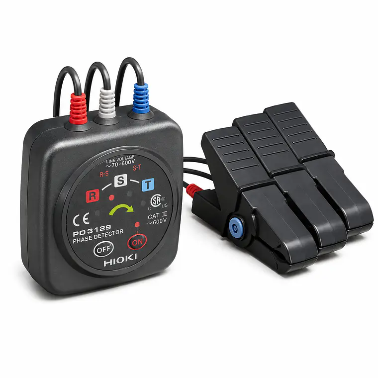 HIOKI Detector de Secuencias de Fases PD3129-10 sin contacto + Calibración y Certificación.  1