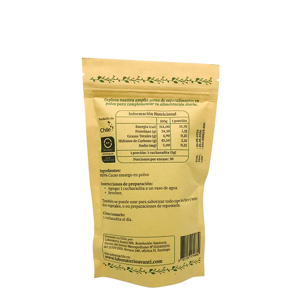 Cacao en Polvo, 100g 3