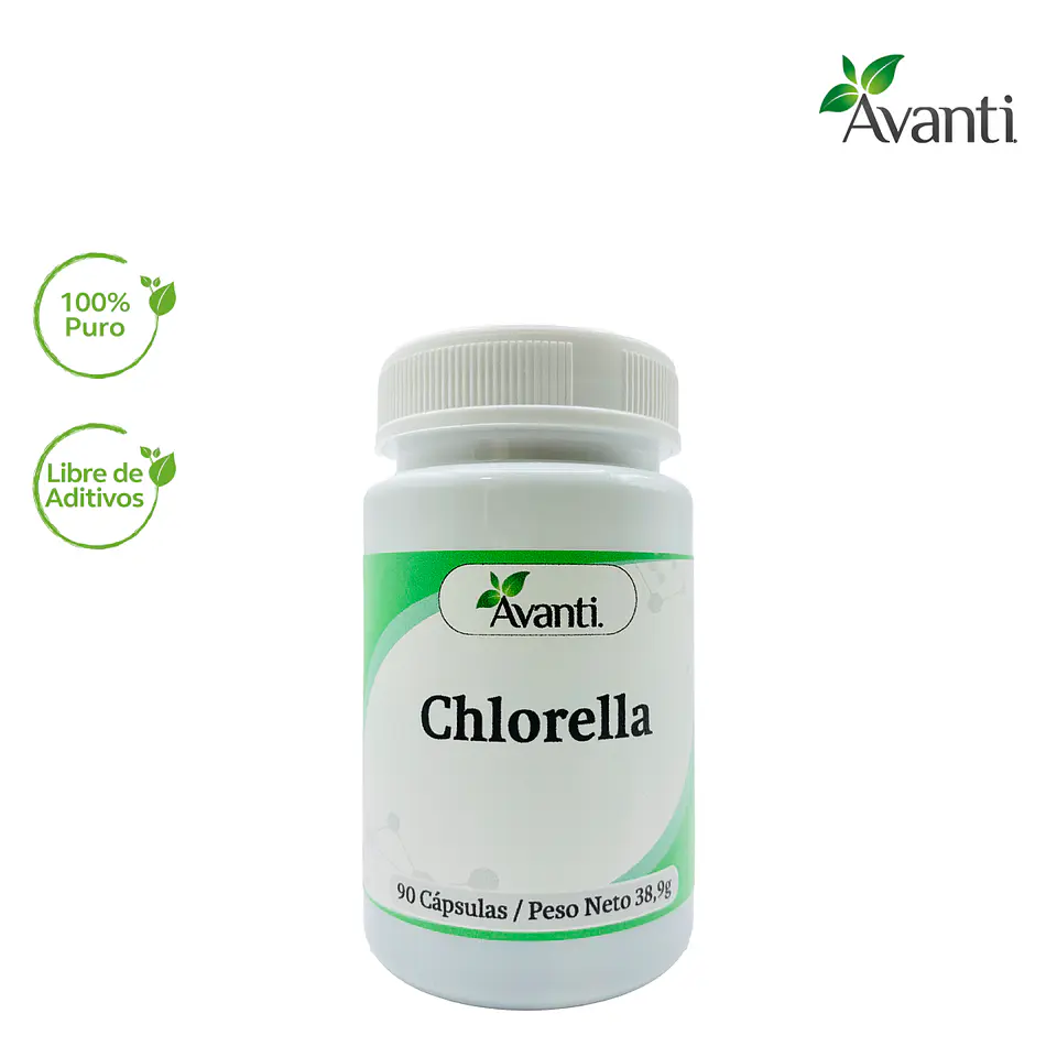 Chlorella, 90 cápsulas 3