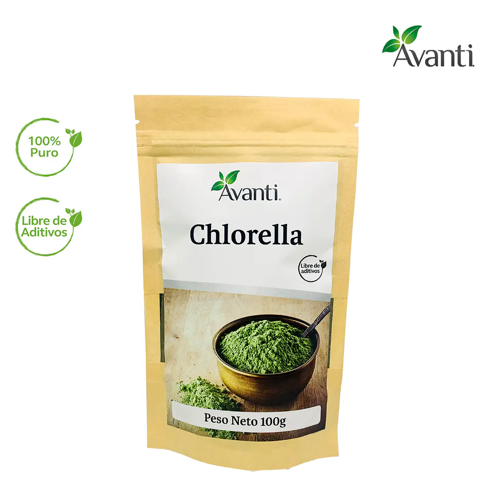 Chlorella Polvo, 100g 4
