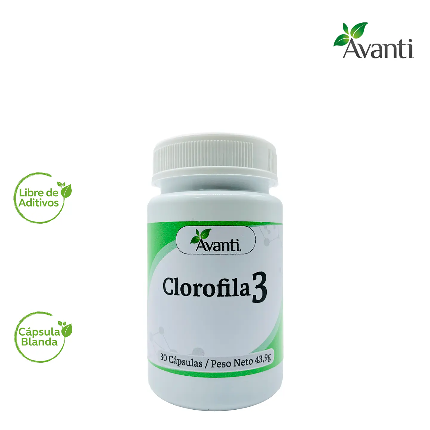 Clorofila3, 30 cápsulas blandas 3