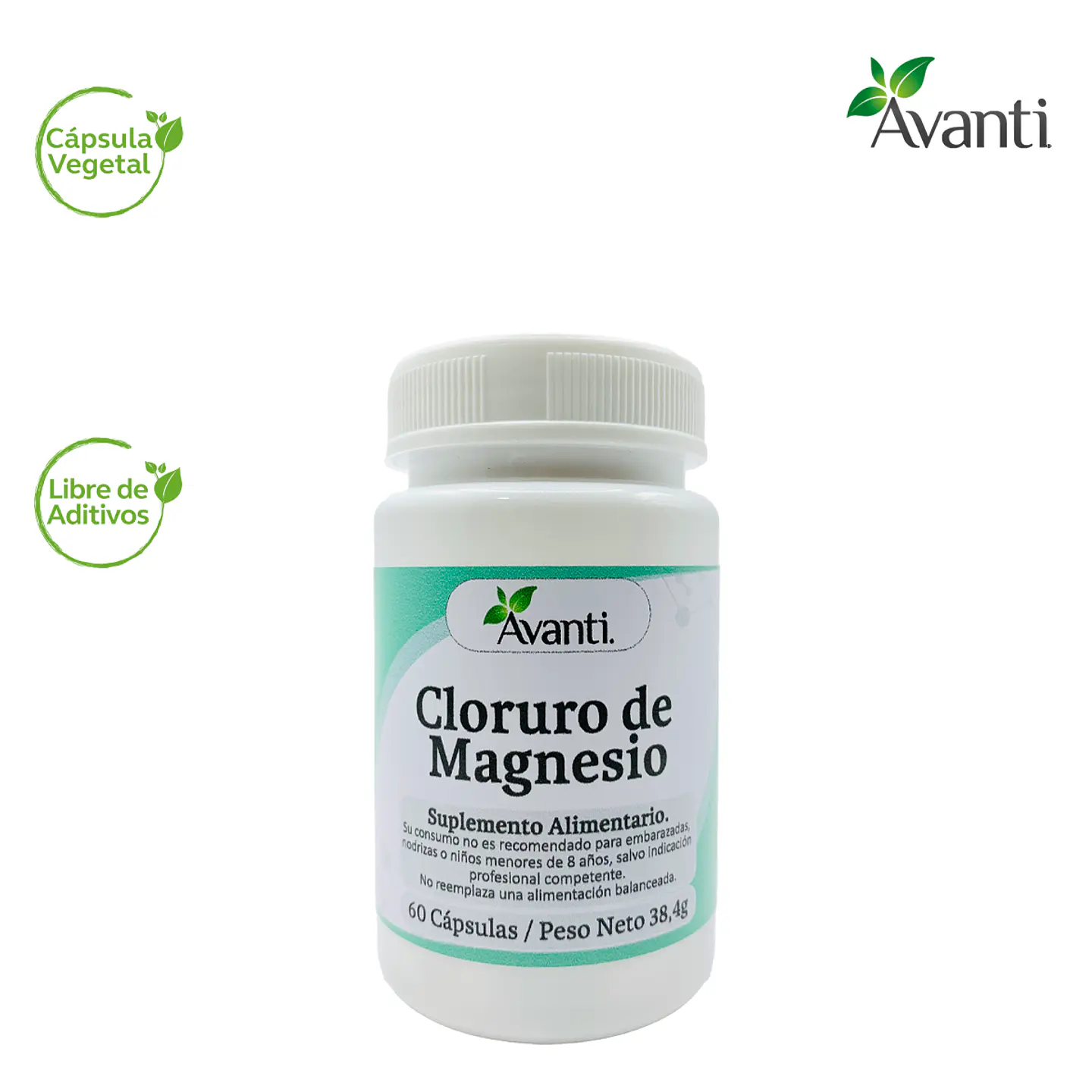 Cloruro de Magnesio, 60 cápsulas vegetales 3