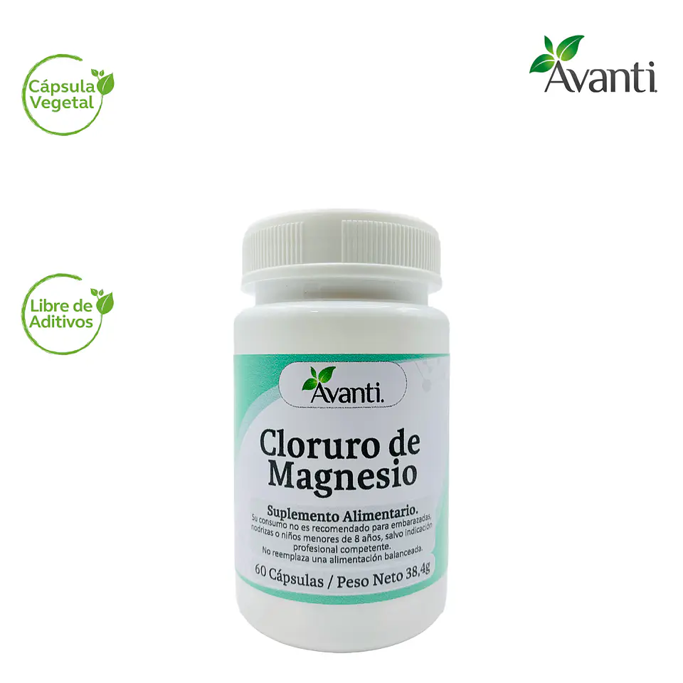 Cloruro de Magnesio, 60 cápsulas vegetales 3