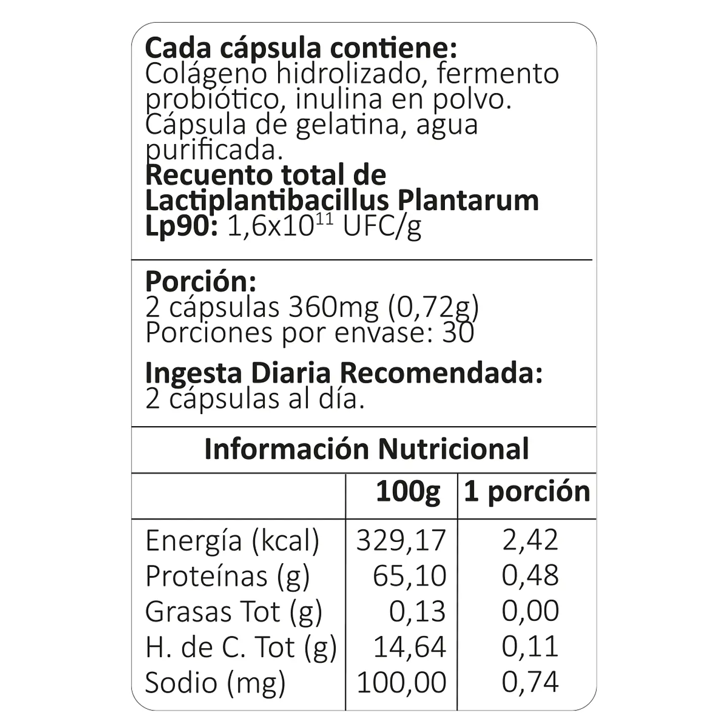 Colágeno1, 60 cápsulas 4