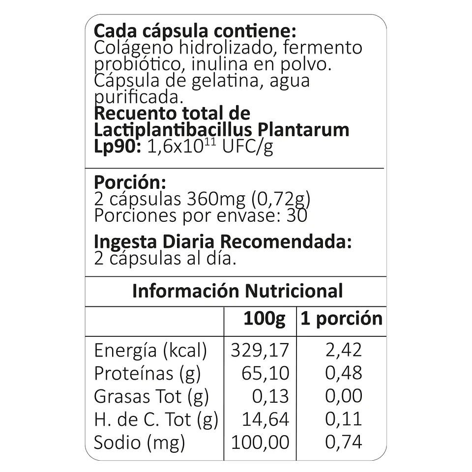 Colágeno1, 60 cápsulas 4