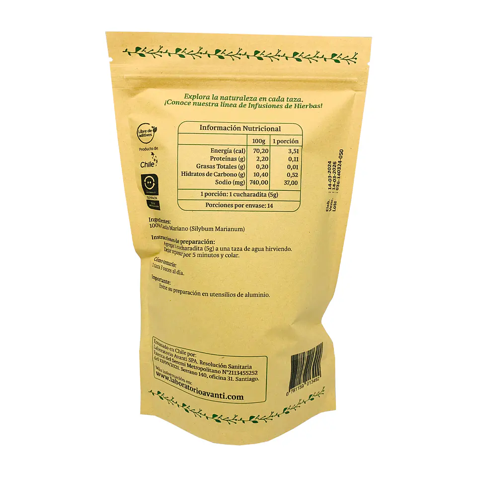 Infusión Cardo Mariano, 70g 3
