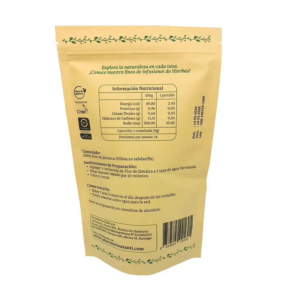 Infusión Flor de Jamaica, 70g 3
