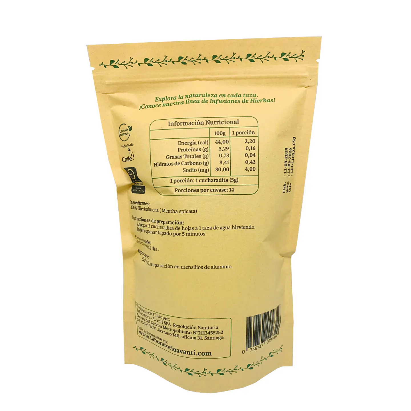 Infusión Hierbabuena, 70g 3