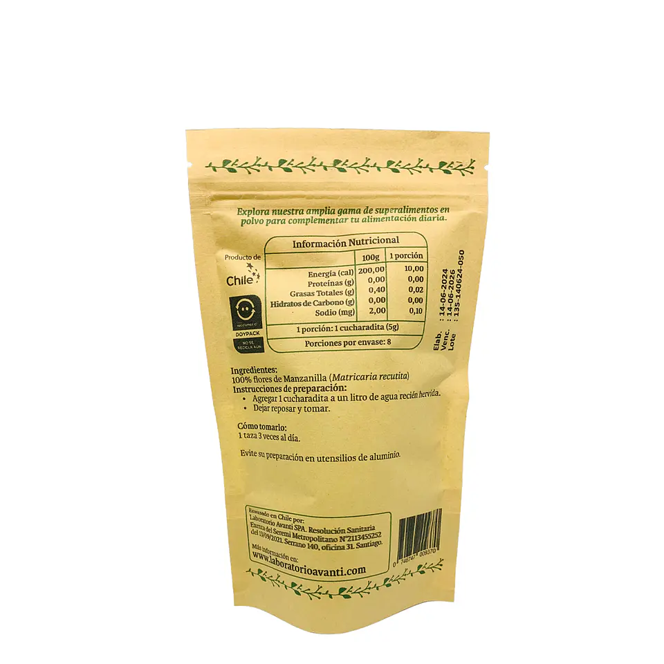 Infusión Manzanilla Flor, 40g 3