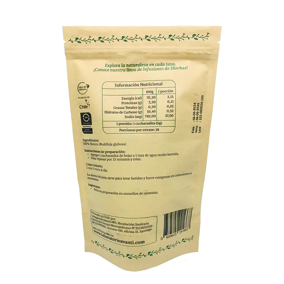 Infusión Matico, 80g 3