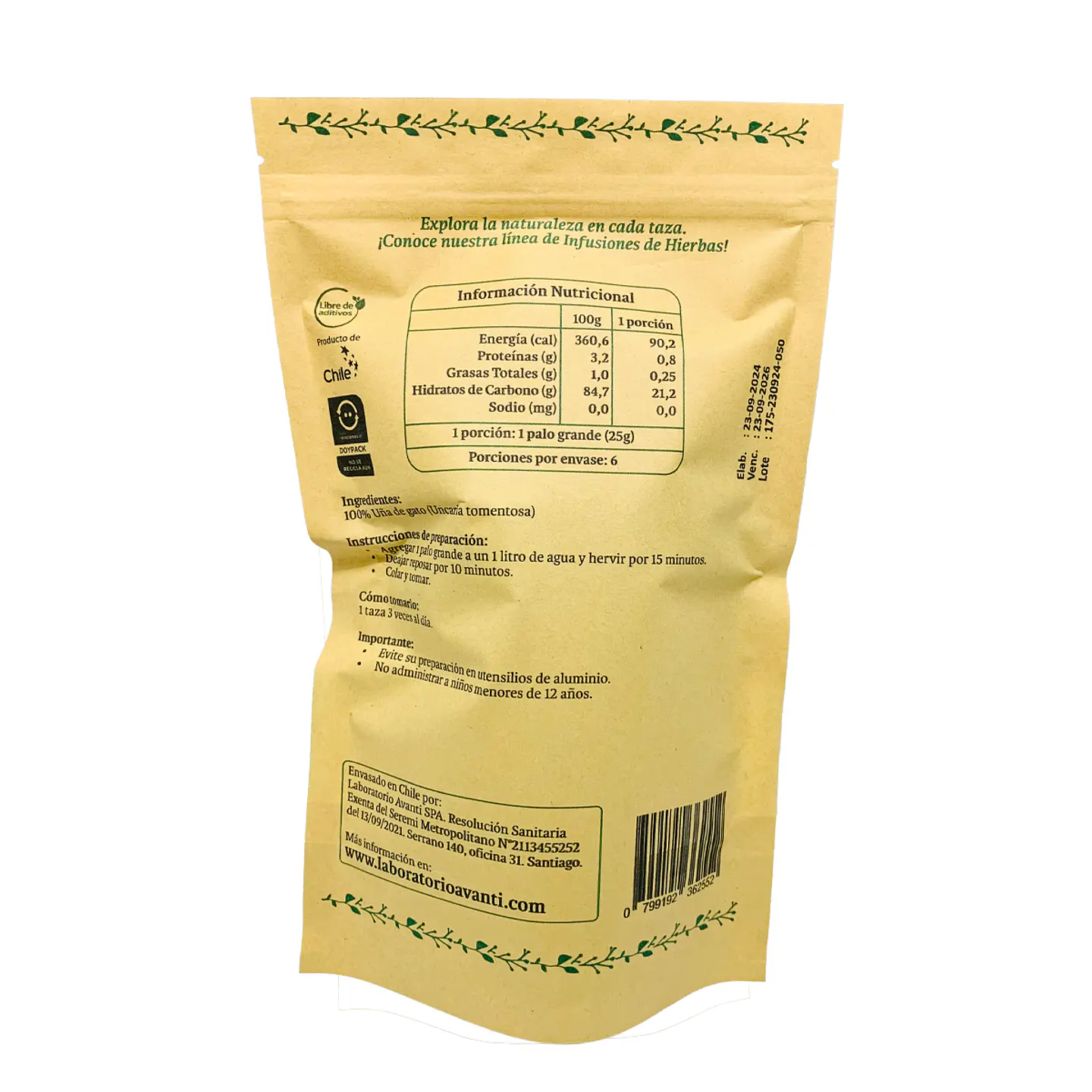 Infusión Uña de Gato, 150g 3