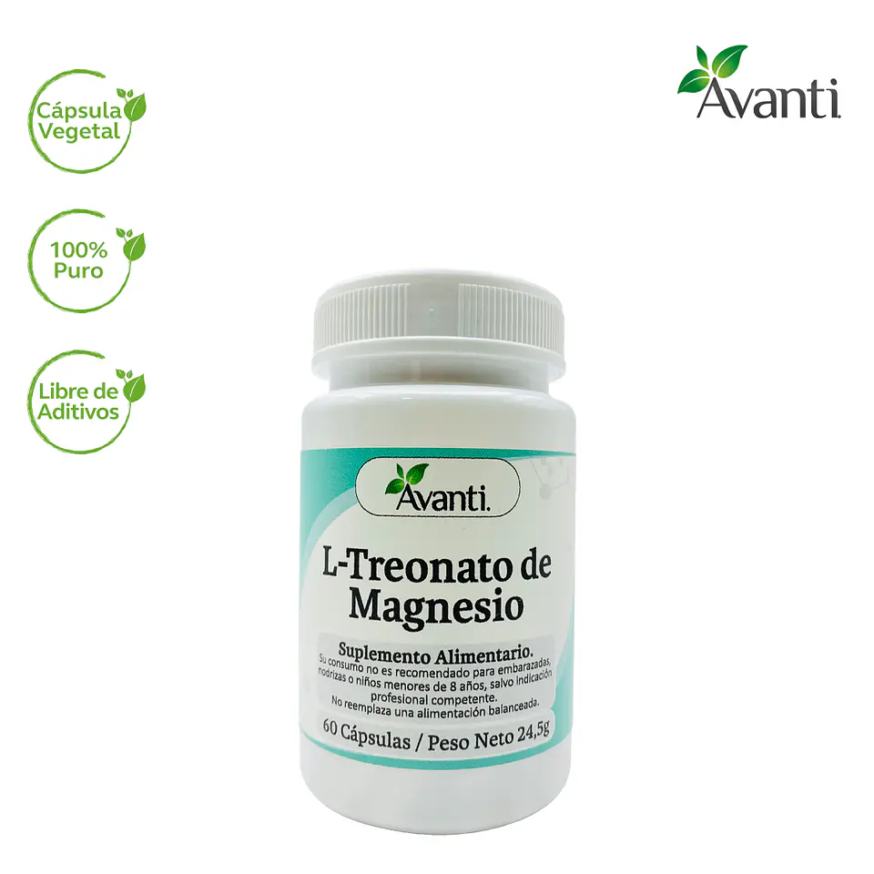 L-Treonato de Magnesio, 60 cápsulas vegetales 3