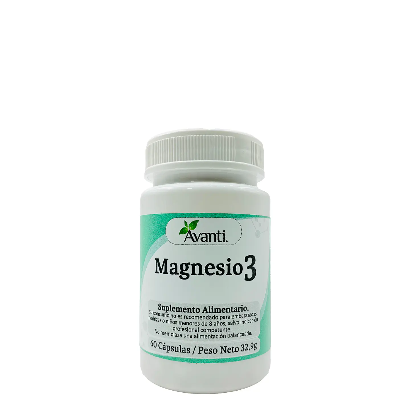 Magnesio 3, 60 cápsulas vegetales 2