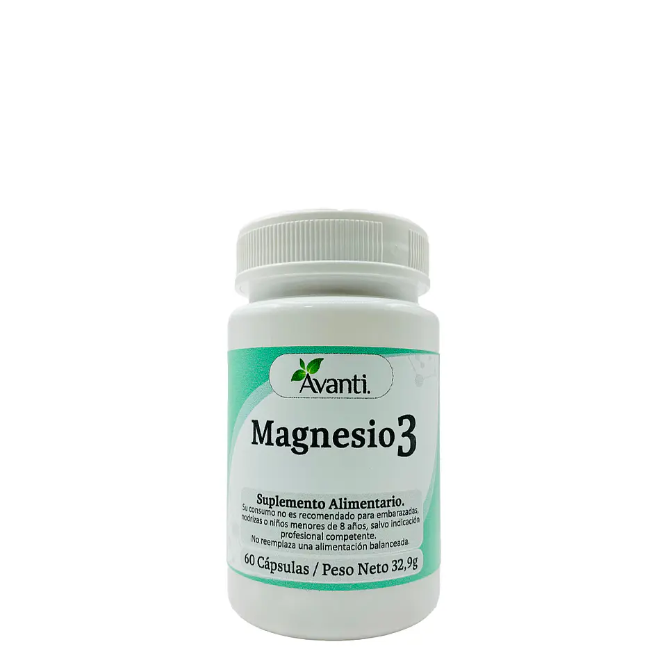 Magnesio 3, 60 cápsulas vegetales 2