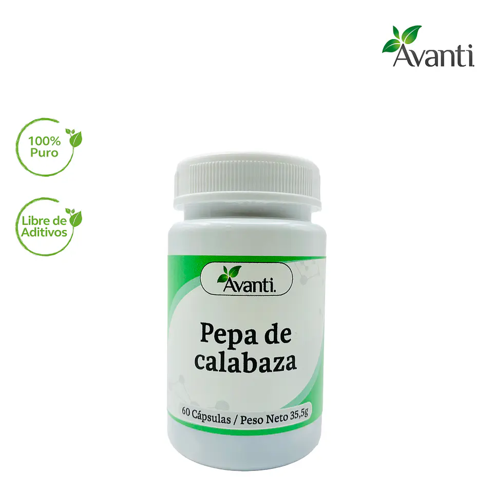 Pepa de Calabaza, 60 cápsulas 3