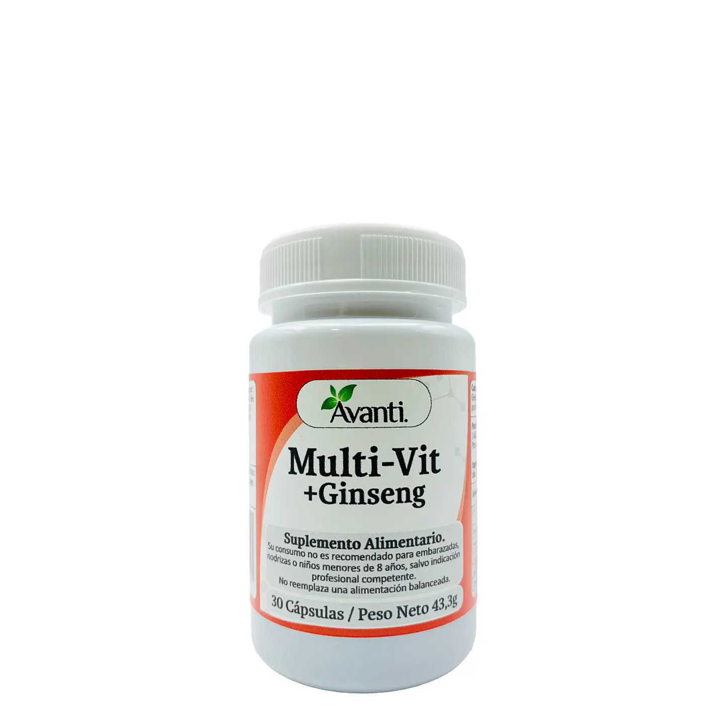 Multi-Vit + Ginseng, 30 cápsulas blandas 2