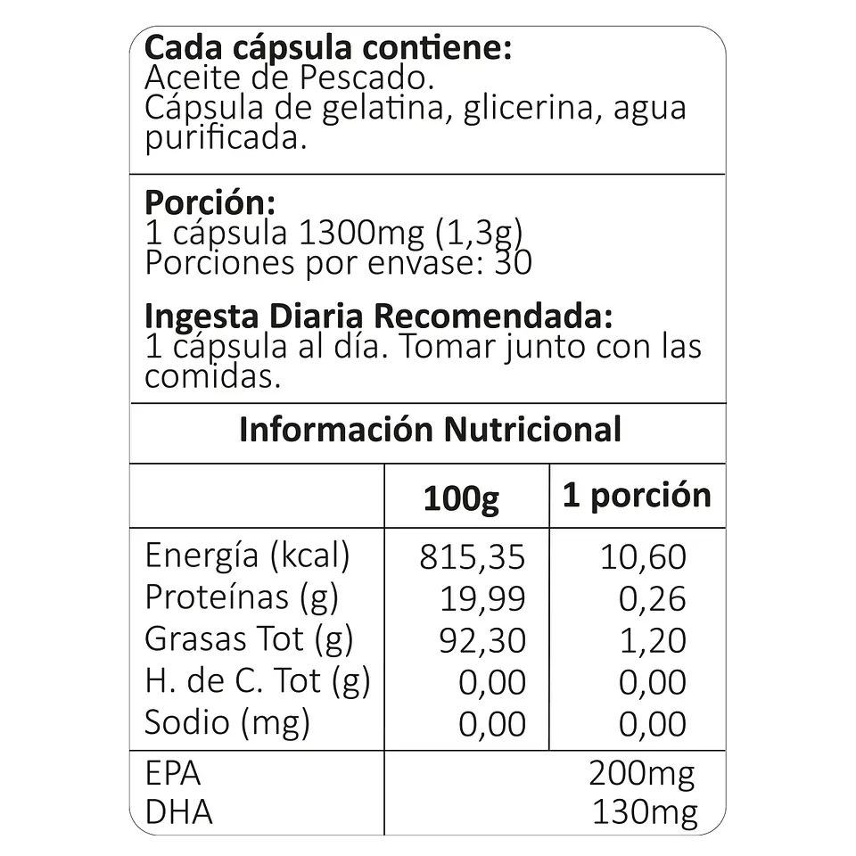 Omega-3, 30 cápsulas blandas 4