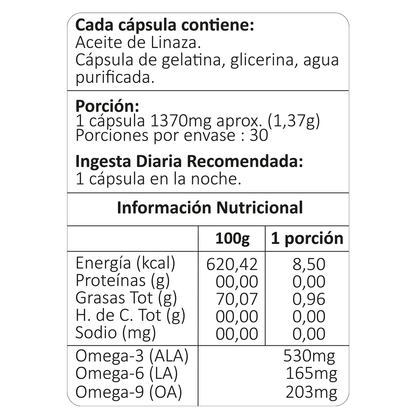 Omega-Complex, 30 cápsulas blandas 4