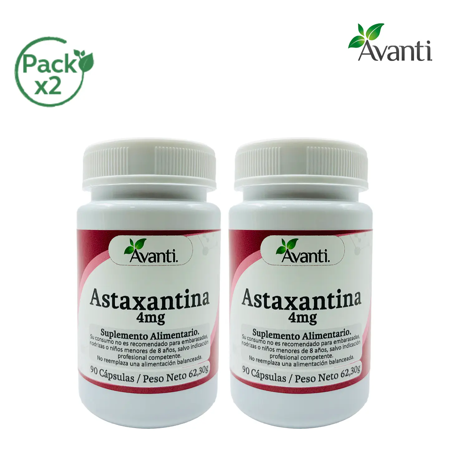 Pack x2 Astaxantina, 90 cápsulas 3