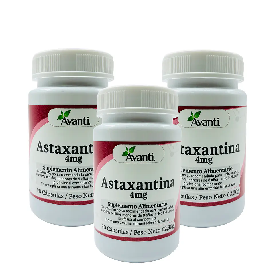 Pack x3 Astaxantina, 90 cápsulas blandas 2