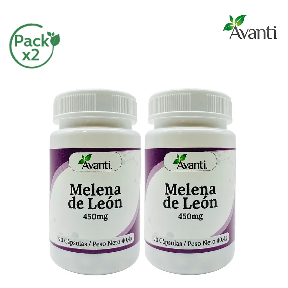 Pack x2 Melena de León, 90 cápsulas vegetales 3