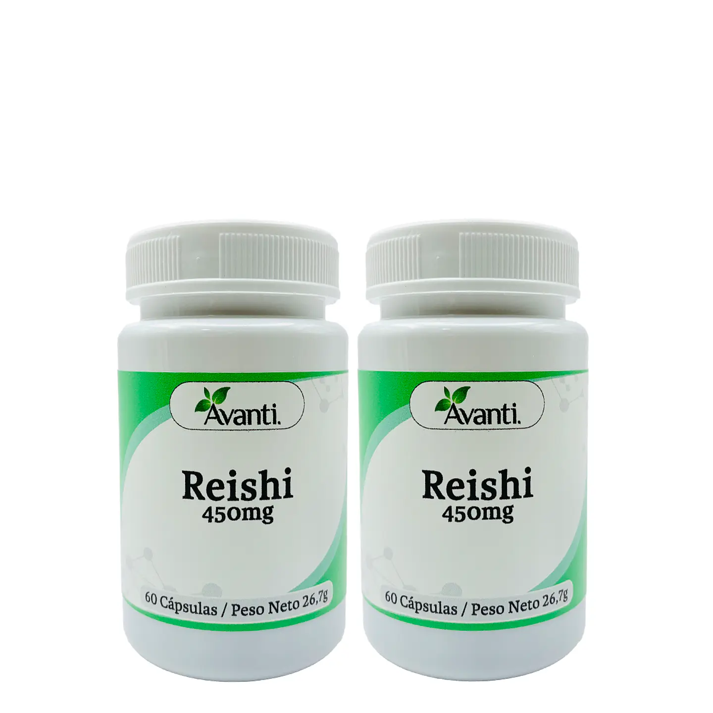 Pack x2 Reishi, 60 cápsulas vegetales 2