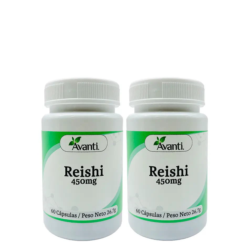 Pack x2 Reishi, 60 cápsulas vegetales 2