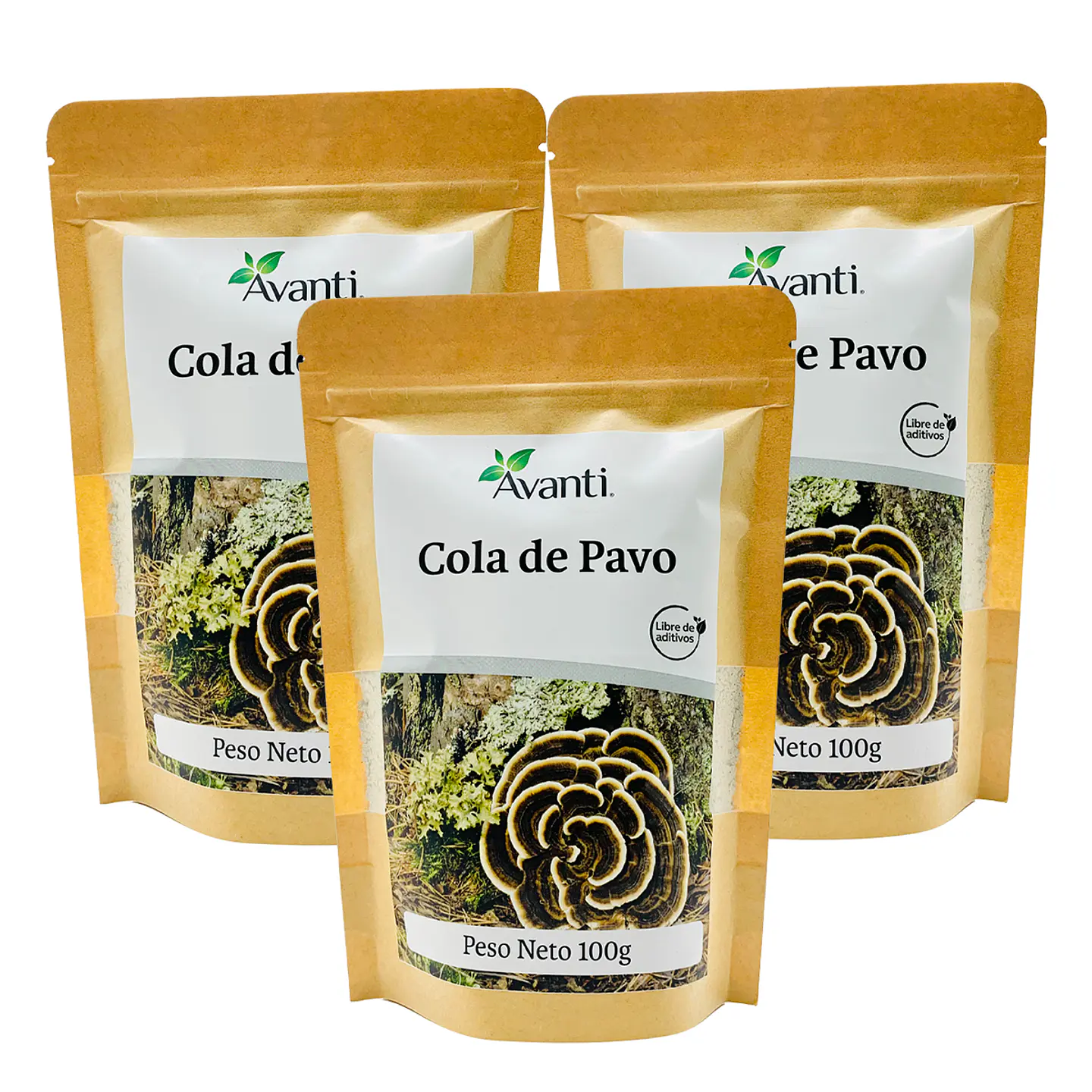 Pack x3 Cola de Pavo en Polvo, 100g 1