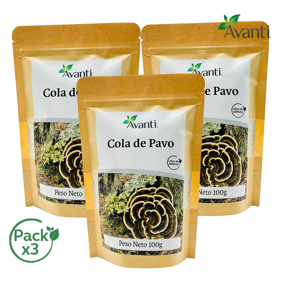 Pack x3 Cola de Pavo en Polvo, 100g 2