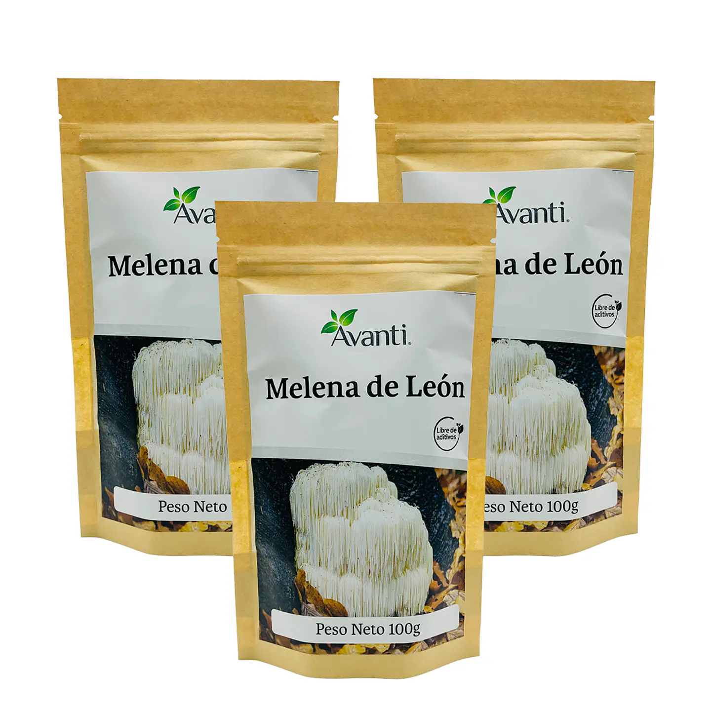 Pack x3 Melena de León en Polvo, 100g 1
