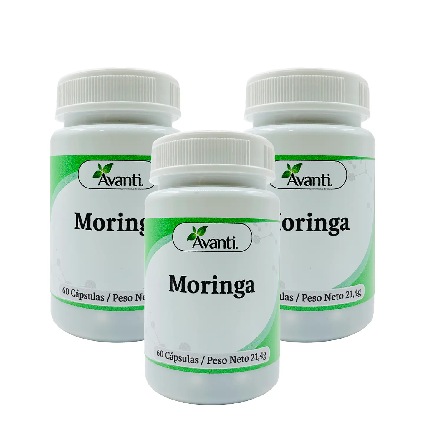 Pack x3 Moringa, 60 cápsulas 2