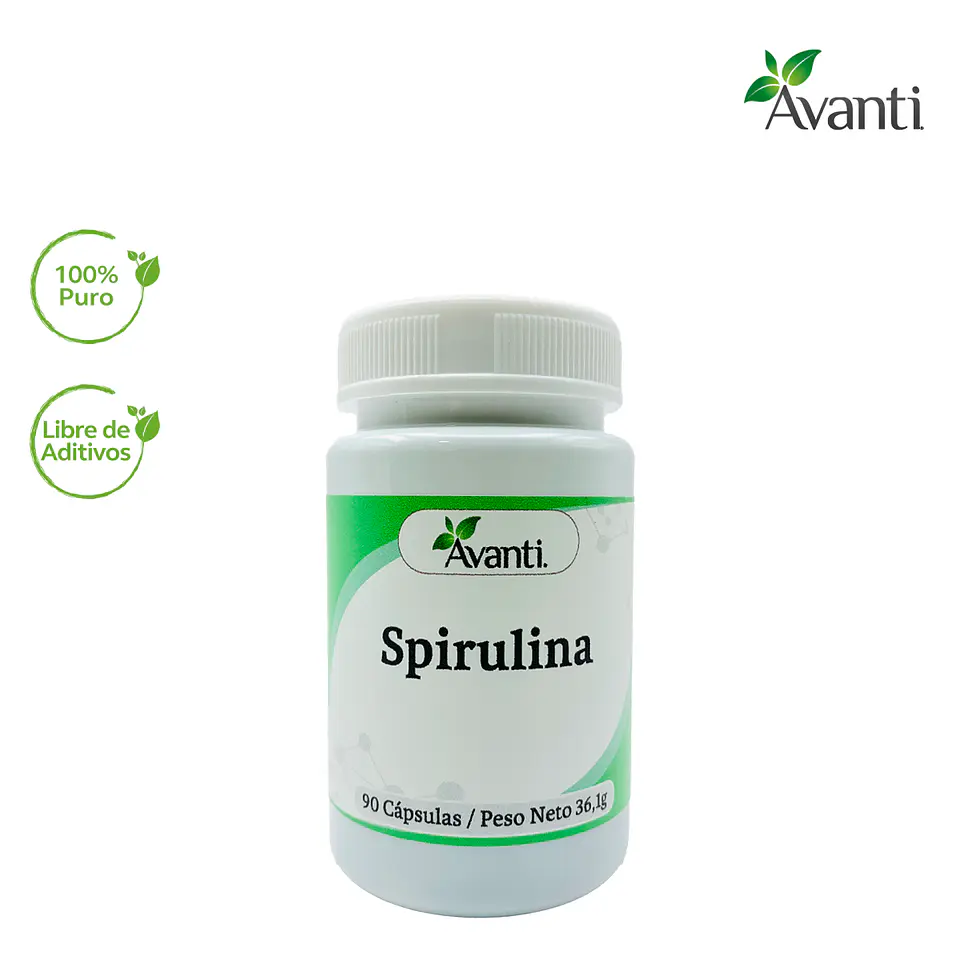 Spirulina, 90 cápsulas 3