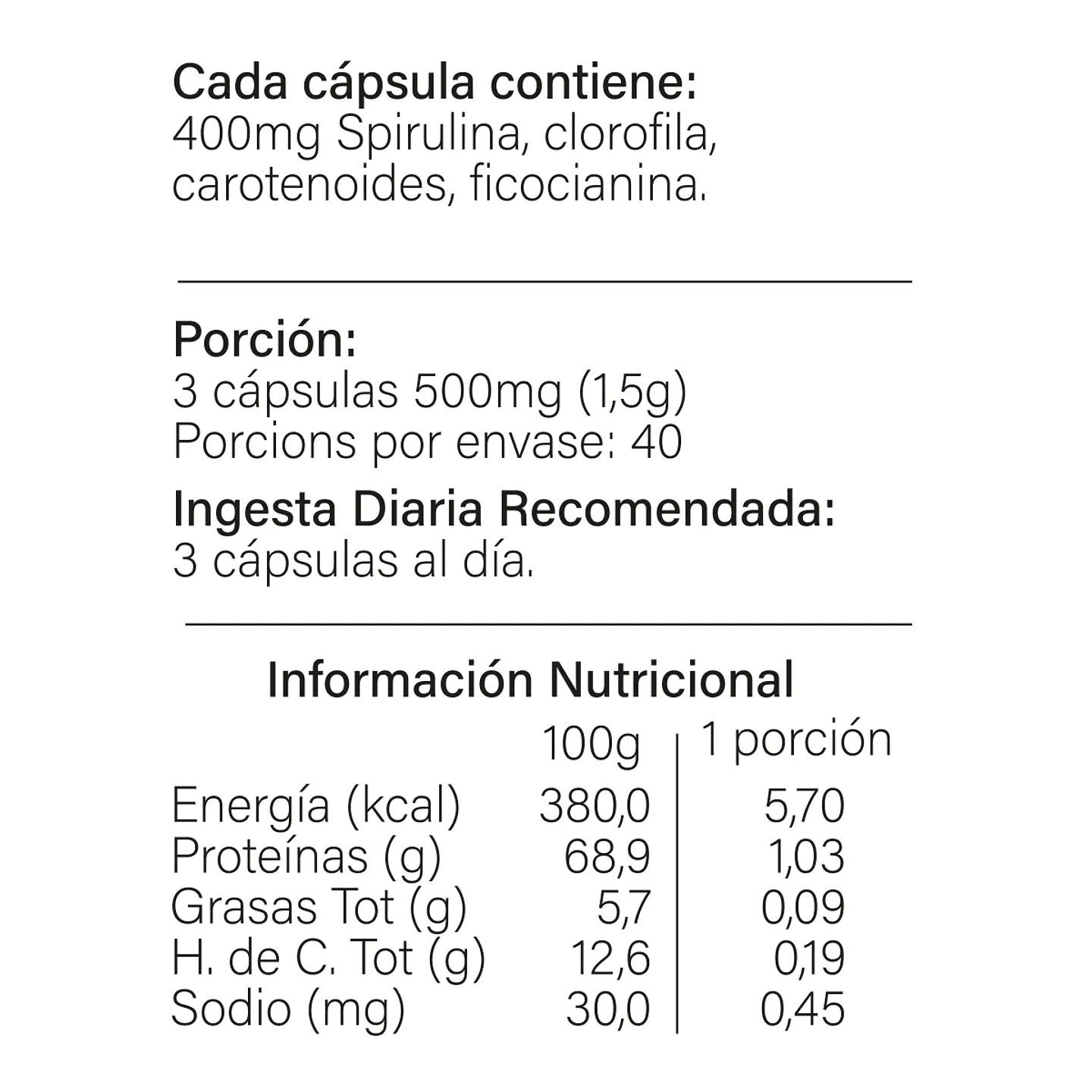 Spirulina, 120 tabletas 4