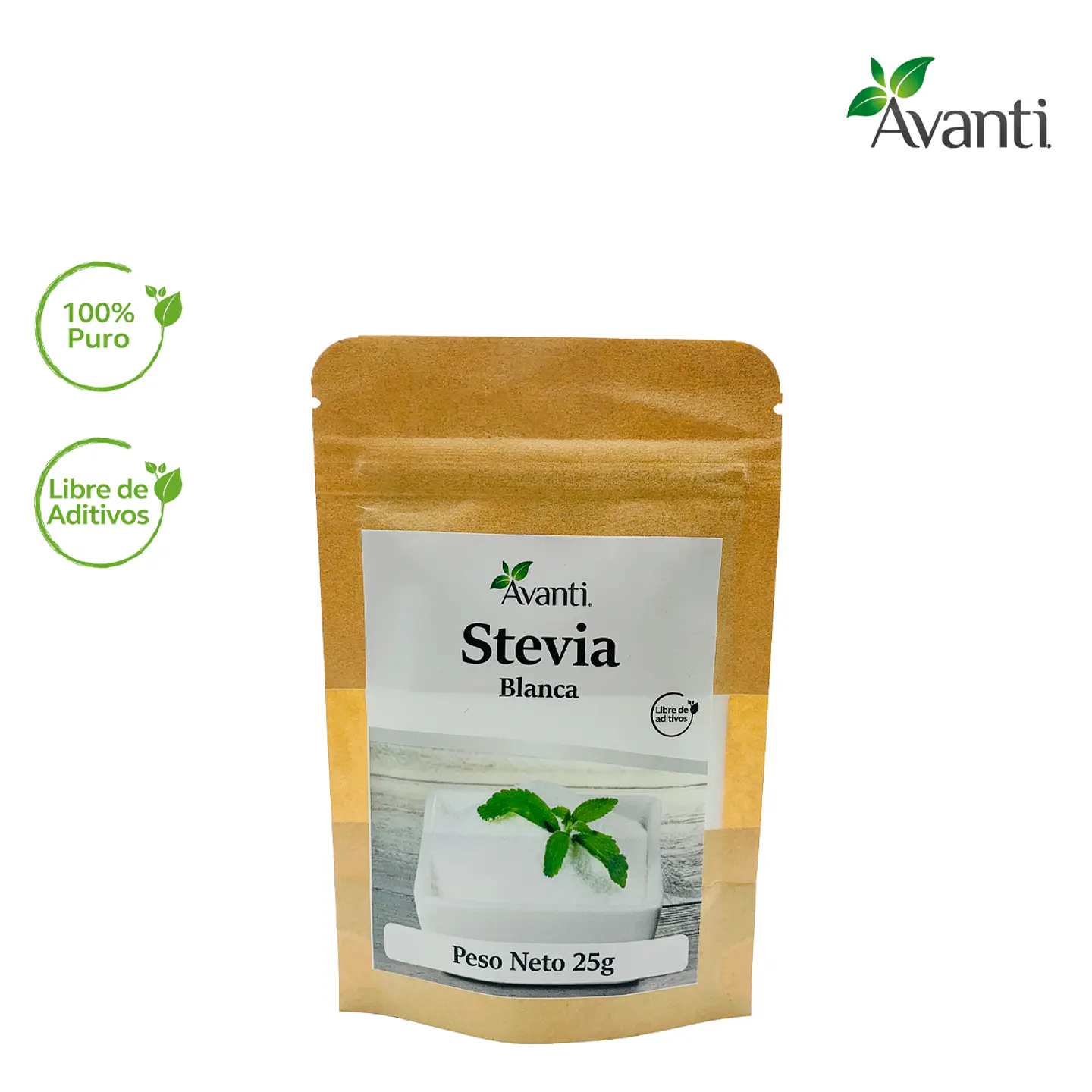 Stevia blanca en polvo, 25g 4
