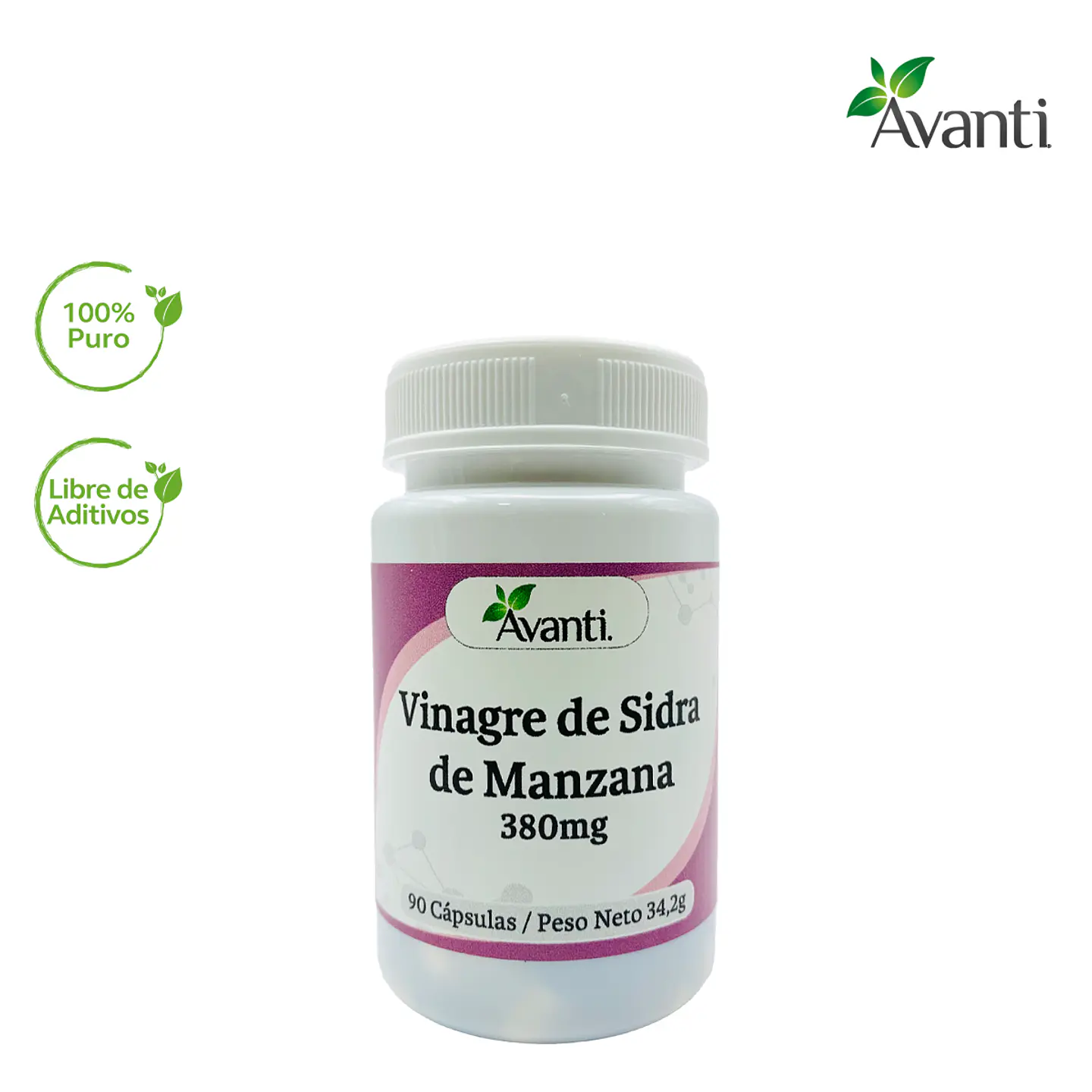 Vinagre de Sidra de Manzana, 90 cápsulas 3