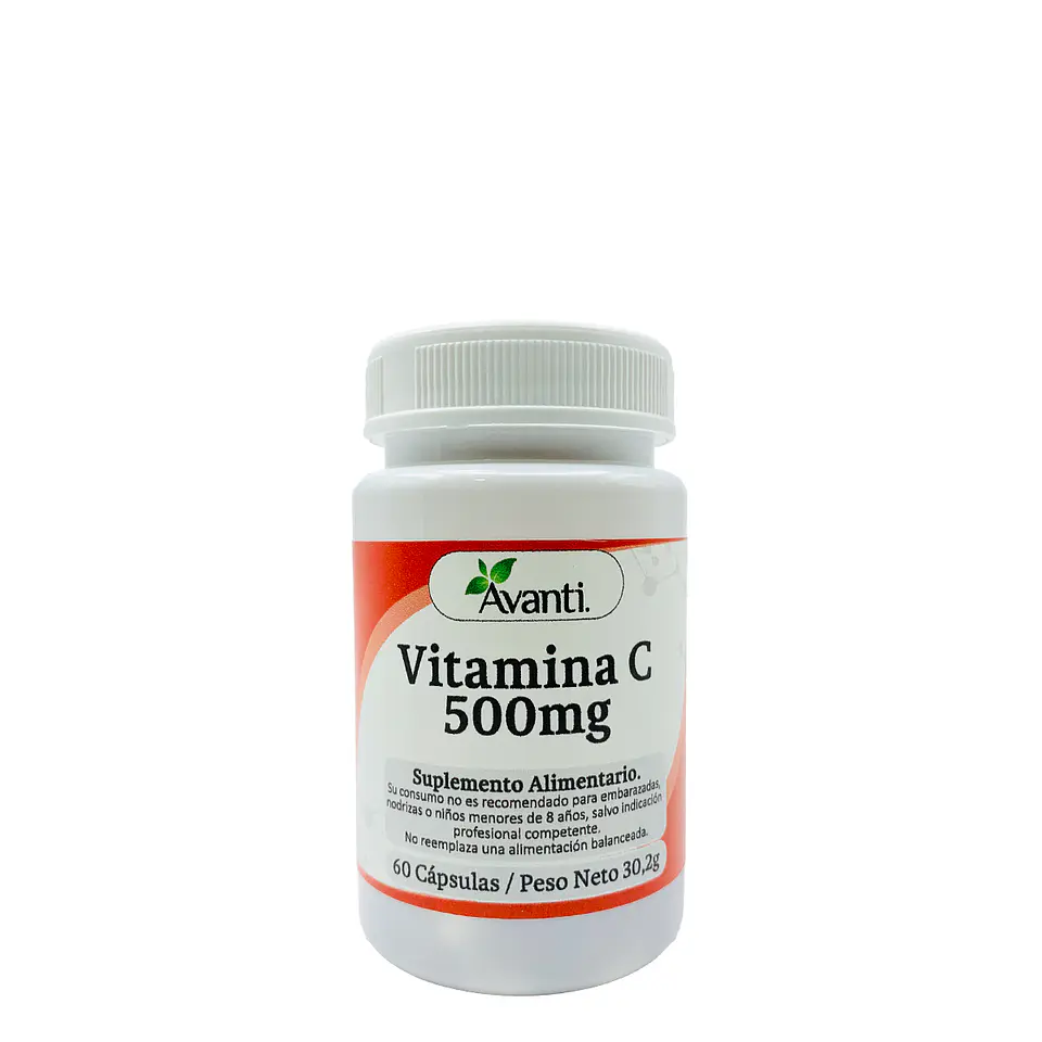 Vitamina C 500mg, 60 cápsulas 2