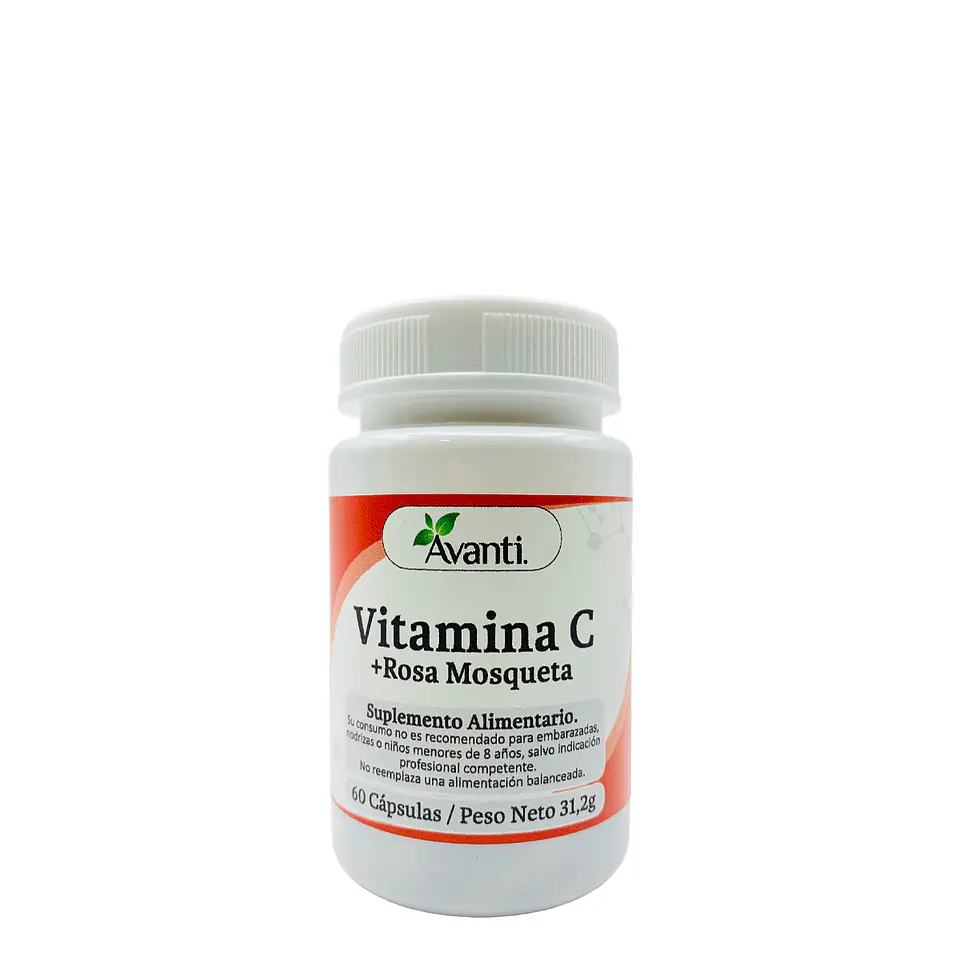 Vitamina C + Rosa Mosqueta, 60 cápsulas 2