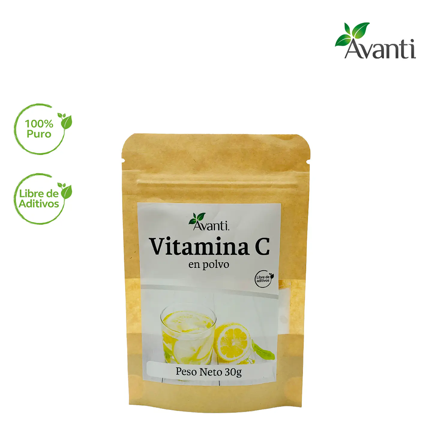 Vitamina C en polvo, 30g 4