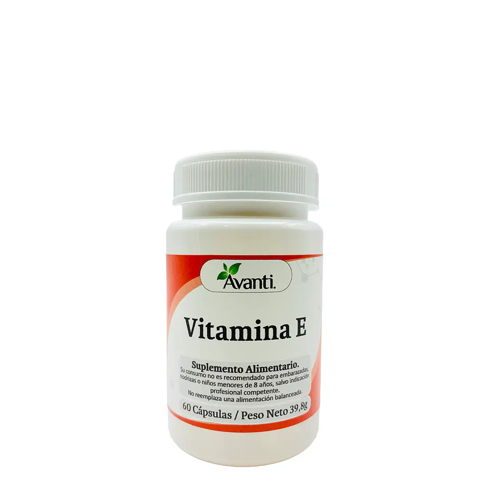 Vitamina E, 60 cápsulas blandas 2