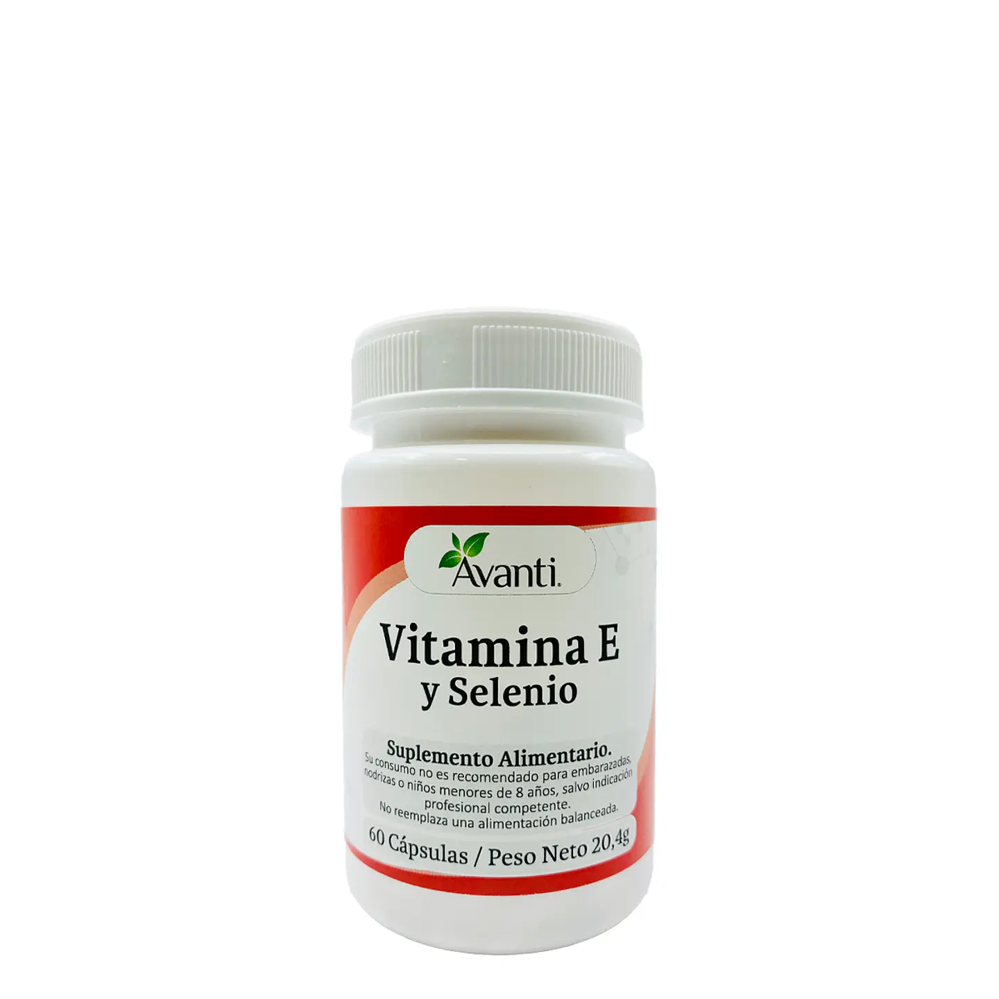 Vitamina E y Selenio, 60 cápsulas vegetales 2