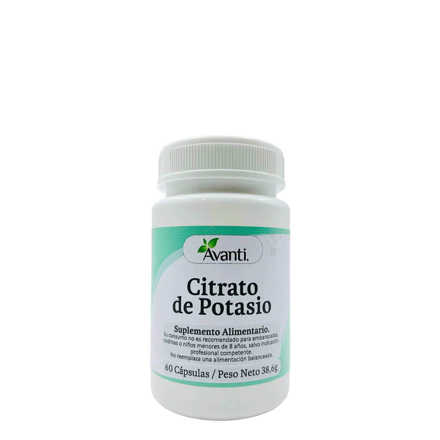 Citrato de Potasio, 60 cápsulas vegetales 2