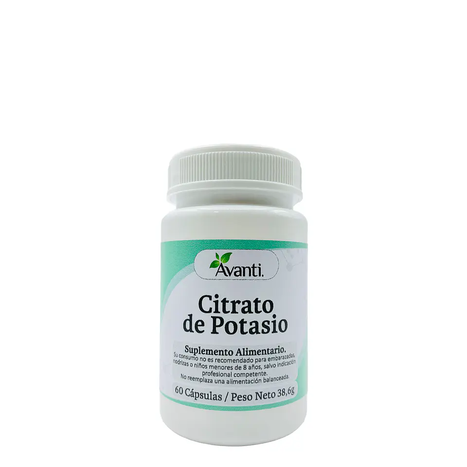 Citrato de Potasio, 60 cápsulas vegetales 2