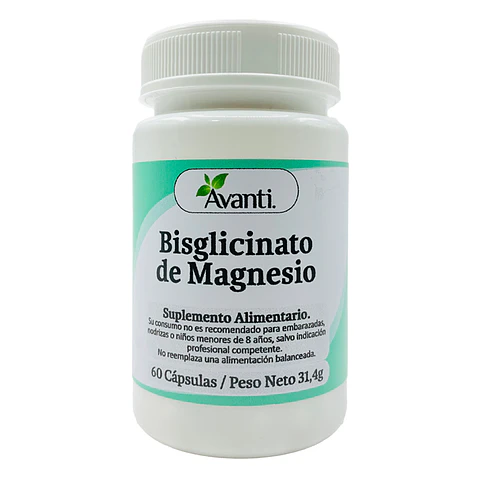 Bisglicinato de Magnesio, 60 cápsulas vegetales